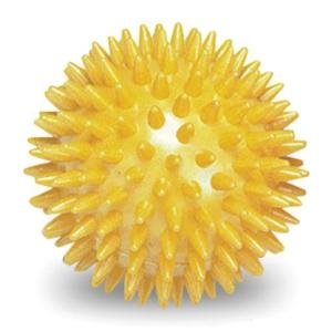 Aserve Massagebold gul, 8 cm.